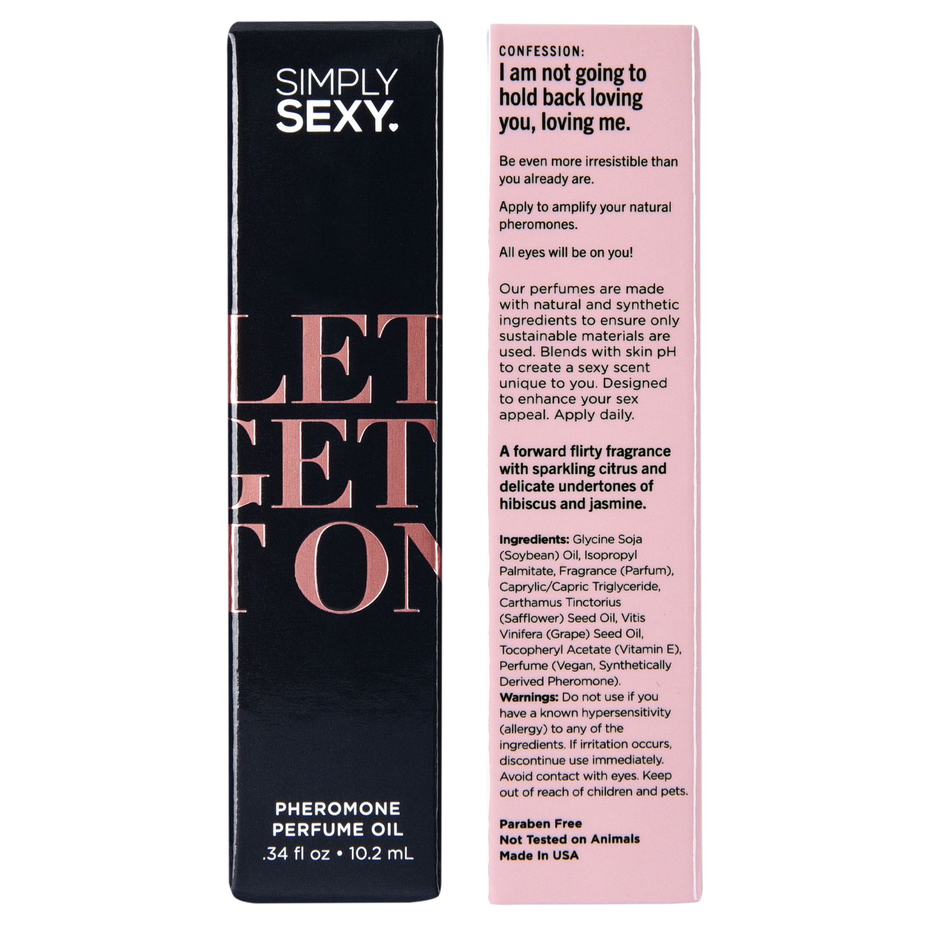SIMPLY SEXY PHEROMONE PERFUME OIL ROLL-ON - LET'S GET IT ON - 0.34 floz | 10.2mL