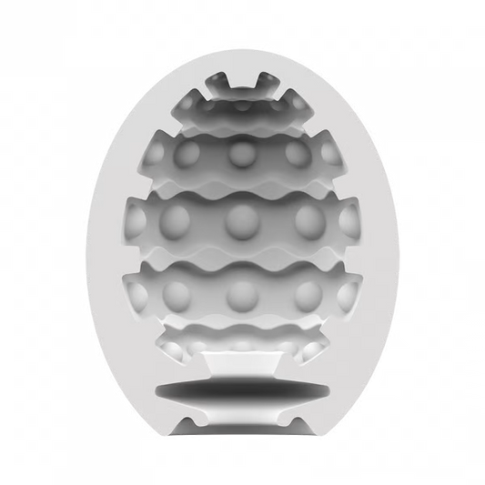 Masturbator Egg 3er Set (Bubble) Violet
